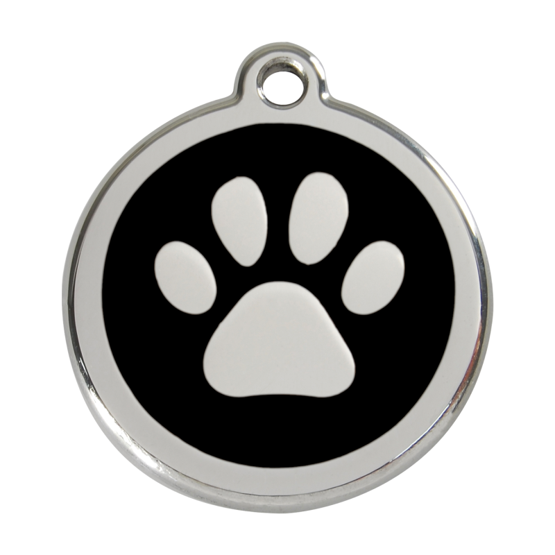 Accessoire pour chien : médaille à graver en forme de patte de chien - Sa  Gamelle